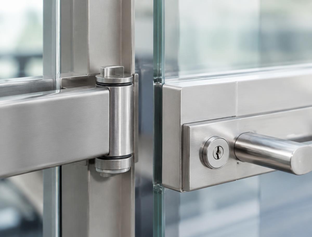 Commercial glazing installation - Commercial Pivot Door Hardware Tuning