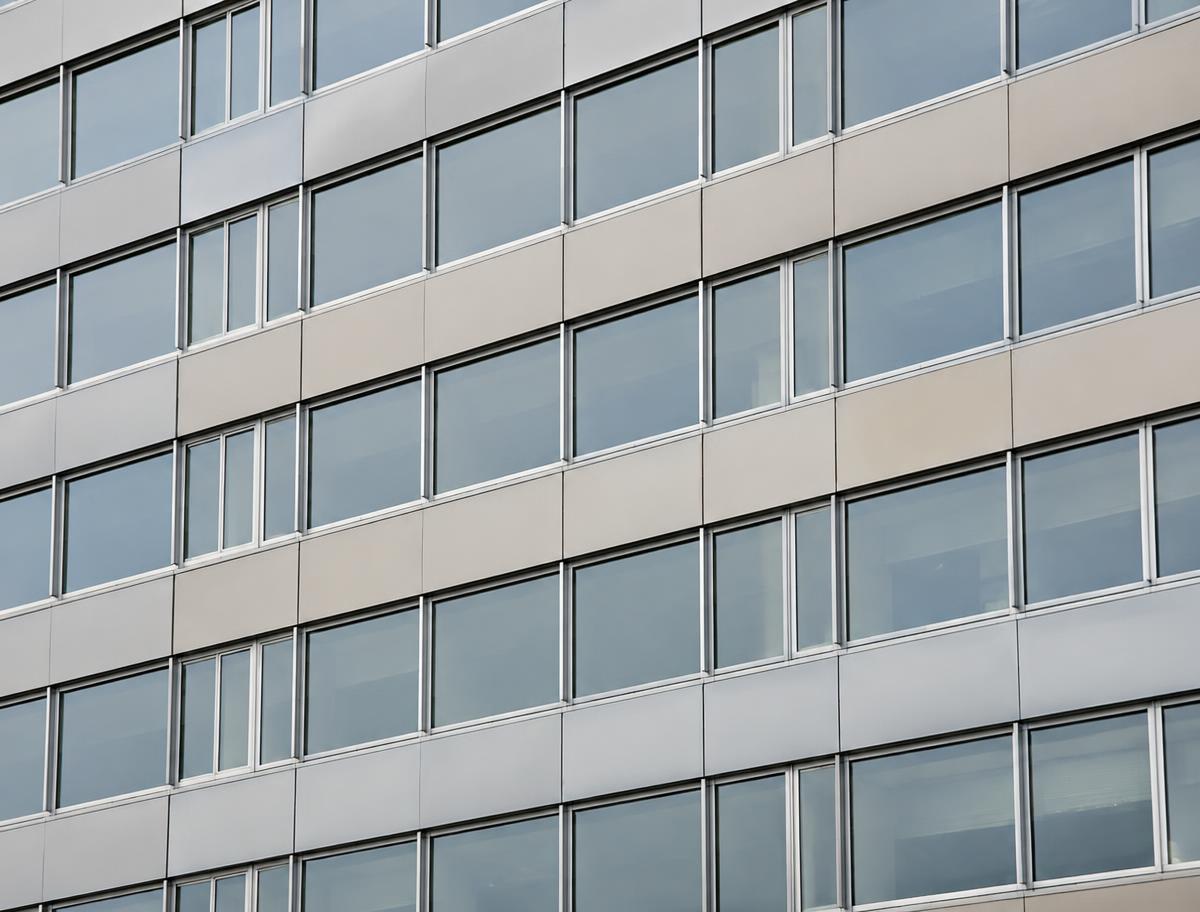 Commercial glazing installation - Thermal Storefront Window Units